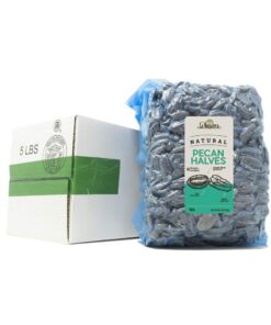 Alternative view of La Nogalera Pecans - Raw pecan nuts, Natural, 5 lbs vacuum sealed bag. They compare to organic, NO SHELL, Non-GMO, No Preservatives, Unpasteurized, Kosher and Halal Certified and Ketogenic Friendly