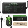 VIVOSUN 10"x 20.75" Seedling Heat Mat and Digital Thermostat Combo Set, UL & MET-Certified Warm Hydroponic Heating Pad for Germination, Indoor Gardening, Greenhouse 10"x20.75" 57 81FewVJvEqL