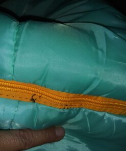 TETON Sports Mammoth Queen Size Sleeping Bag- Double Sleeping Bag – A Warm Bag The Whole Family can Enjoy – Great Sleeping Bag for Camping, Hunting and Base Camp. Compression Sack Included Teal Mammoth 0F 59 81Ff8rxUbzL