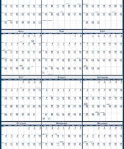 House of Doolittle 2016 Laminated Wipe Off Wall Calendar, Classic, Double Sided, Vertical and Horizontal, 32 x 48 Inches (HOD3961-16) 3 81FfRacc5RL