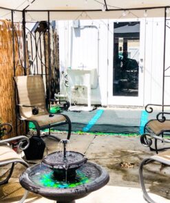 SmartSolar 24260RM1 Chatsworth 2-Tier Solar-On-Demand Fountain, Oiled Bronze Finish, with Patented Underwater Integral Solar Pump and Pump System 16 81FgskaGImL