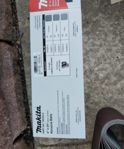 Makita 742322-9 4-Inch x 24-Inch Abrasive Sanding Belt, 80 Grit (10/Pk) 4" x 24" 10 6 81Fgv9J9PzL