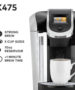 Keurig K475 Coffee Maker, Single Serve K-Cup Pod Coffee Brewer, Programmable Brewer, Black 22 81Fh1ybFzzL