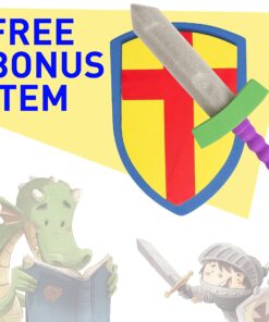 Alternative view of Kiddey Knight's Castle Kids Play Tent -Indoor & Outdoor Children's Playhouse - Durable & Portable with Free Carrying Bag – “Bonus” Shield and Sword Set - Makes for Boys & Girls Knights Tent