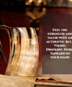 Trondebal Viking Drinking Horn Mug, 15-20 Oz Natural Ox Horn Cup & Cofee Stein | Cool Unique Gift for Men and Women, Home Decor Accessories | Shot Glasses for Beer, Ale, Whiskey, Mead 28 81Fi4lTmORL