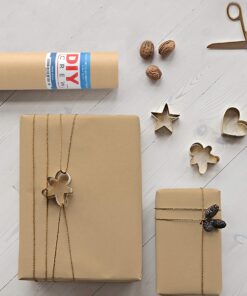 DIY Recycled Material Kraft Paper Roll - Ideal for Shipping - Wrapping and Crafts - Postal Wrapping Paper - Craft Wrapping Paper Roll - Craft Wrapping Paper Roll - 30'' x 1800'' (150ft) Brown 1 Count (Pack of 1) 25 81Fk1v751iL