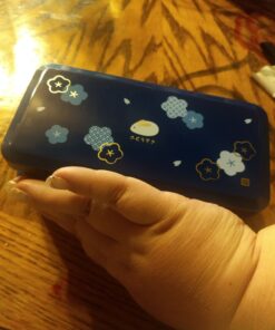 Japanese Traditional Rabbit Blossom Bento Box Set - Square 2 Tier Bento Box, Rice Ball Press, Bento Bag (Blue) 70 81Fkhc7ndrL