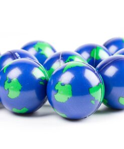 World Stress Ball Earth Stress Relief Toys Therapeutic Educational Balls Bulk 1 Dozen 2" Globe Squeeze Stress Balls 12 81Fl4AgbptL