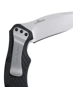 Kershaw Clash Pocketknife, 3" 8Cr13MoV Steel Drop Point Blade, Assisted One-Handed Flipper Opening, Folding Utility EDC 36 81FlH4G5QzL