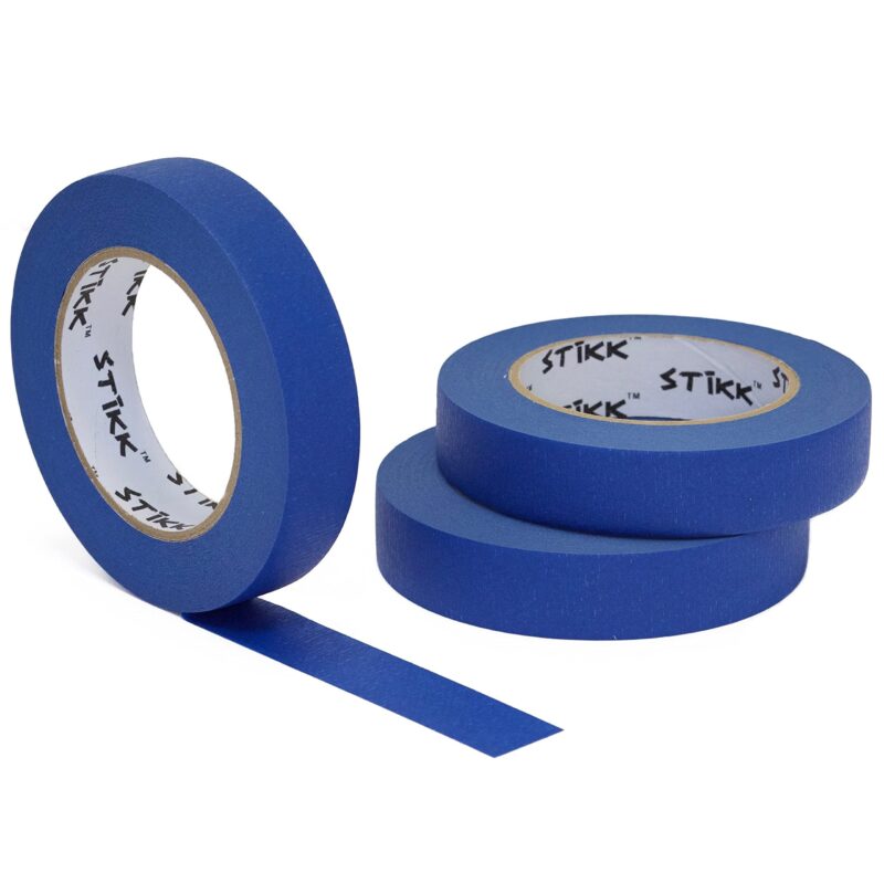 Catalog 8 STIKK Painters Tape - 3pk Blue Painter Tape - 1 inch x 60 Yards - Paint Tape for Painting, Edges, Trim, Ceilings - Masking Tape for DIY Paint Projects - Residue-Free Painting Tape 3 Pack