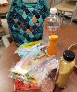 Artovida Artists Collective Insulated Neoprene Lunch Bag - Washable Soft Lunch Tote for Work and Picnic - Design by Monika Strigel (Germany) Really Mermaid - Classic Monika Strigel Really Mermaid 37 81FnofTNQL