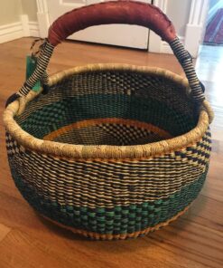 AFRICAN MARKET BASKET African Round Basket, 1 EA 54 81FoBxUVkWL