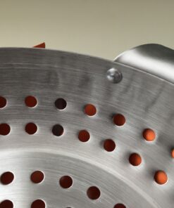 Grill Basket - Yukon Glory™ 3-Piece Mini Grilling Basket Set - Stainless Steel Perforated Grill Baskets for Grilling Veggies Seafood and Meats Includes Grill Pan - Square Basket and Circular Basket 35 81FoeZSmPmL