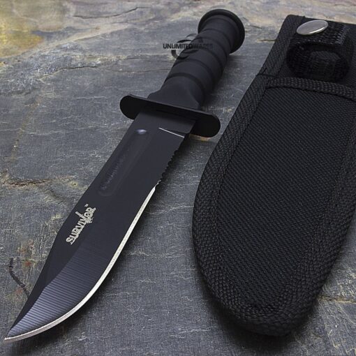 NEW!!! 7.5" MILITARY TACTICAL COMBAT KNIFE w/ SHEATH