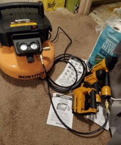 BOSTITCH Air Compressor Combo Kit, 3-Tool (BTFP3KIT) 31 81FqzIDy2qL