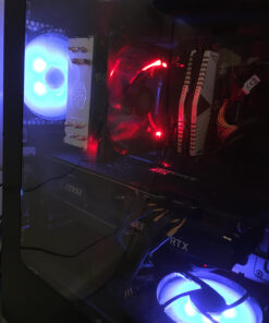 Cooler Master RR-212L-16PR-R1 Hyper 212 LED CPU Cooler with PWM Fan, Four Direct Contact Heat Pipes, Unique Blade Design and Red LEDs 47 81Fr27UhH5L