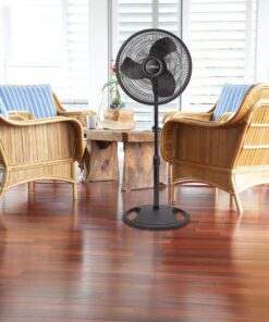 Lasko 2521 16" Oscillating Stand Fan, 16 Inch, Black 16 81Fs7 ouctL