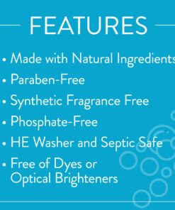 Molly's Suds Original Laundry Detergent Powder | Natural Laundry Detergent Powder for Sensitive Skin | Earth-Derived Ingredients, Stain Fighting | 70 Loads (Peppermint) Peppermint 2.93 Pound (Pack of 1) 15 81FsPpPtPfL