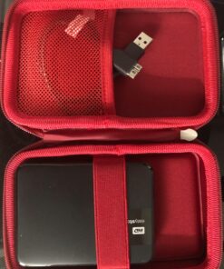Drive Logic DL-64-RED Portable EVA Hard Drive Carrying Case Pouch, Red 35 81FtIxQefaL