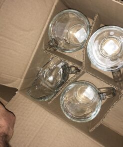 Libbey 15-1/2-Ounce Tapered Mug, Box of 6, Clear 29 81Fu0e8ZQML