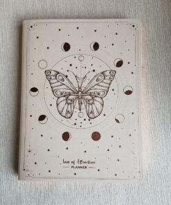 Law of Attraction Planner - Undated Deluxe Weekly, Monthly Planner, a 12 Month Journey to Increase Productivity & Happiness - Life Organizer, Gratitude Journal, and Stickers B5 Size Vanilla Butterfly Moon 53 81FuBEq0LXL 1