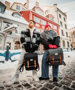 Alternative view of Modoker Vintage Laptop Backpack for Women Men,Travel Backpacks with USB Charging Port Fashion Backpack Fits 15.6Inch Notebook, Black