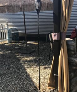 Aityvert Solar Lights, 43" Flickering Flames Torch Lights Outdoor Waterproof Landscape Decoration Lighting Dusk to Dawn Auto On/Off Security Flame Lights for Yard Garden Pathway Driveway 4-Pack 4 Pack 29 81Fxm635mcL