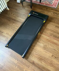 UREVO Under Desk Treadmill, Walking Pad for Home/Office, Portable Walking Treadmill 2.25HP, Walking Jogging Machine with 265 lbs Weight Capacity Remote Control LED Display Black One Size 49 81Fyvufq5L