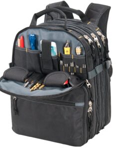 Custom Leathercraft1132 75-Pocket Tool Backpack 62 81G kpEtbdL