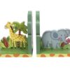 Fantasy Fields - Sunny Safari Animals Thematic Set of 2 Sturdy Wooden Bookends for Kids - Non-Toxic, Water-Based Paint, Giraffe and Elephant, Blue 43 81G0tKZRWFL