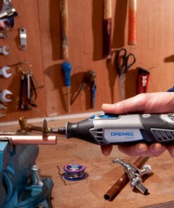 Dremel 4000-6/50-FF High Performance Rotary Tool Kit with Flex Shaft- 6 Attachments & 50 Accessories- Grinder, Sander, Polisher, Engraver- Perfect For Routing, Cutting, Wood Carving, Polishing 4000 Rotary Tool - FFP + 56 Accessories 18 81G0wLq6r4L