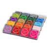 Lsushine Craft Ink Pad Stamps Partner Diy Color,20 Colors Rainbow Finger Ink pad for kids (pack of 20) 35 81G1F7i LL