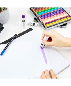 Amazon Basics Purple Washable School Glue Sticks, Dries Clear, 0.24-oz Stick, 30-Pack Small 14 81G2gHmM4hL