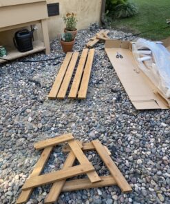 Best Choice Products 2-in-1 Transforming Interchangeable Outdoor Wooden Picnic Table Garden Bench for Backyard, Porch, Patio, Deck w/Umbrella Hole - Natural 45 81G6ofbWW7L