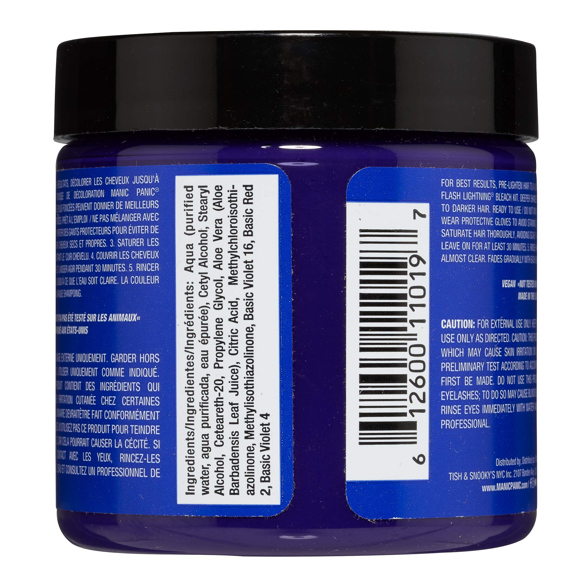 MANIC PANIC Lie Locks Hair Dye – Classic High Voltage - Semi Permanent Hair Color - Cool Medium Indigo Blue Shade - Vegan, PPD & Ammonia-Free - For Coloring Hair on Men & Women 2 MANIC PANIC Lie Locks Hair Dye – Classic High Voltage - Semi Permanent Hair Color - Cool Medium Indigo Blue Shade - Vegan, PPD & Ammonia-Free - For Coloring Hair on Men & Women - Image 2