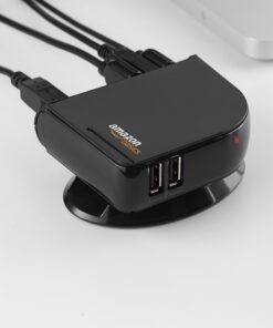 Amazon Basics 7 Port USB 2.0 Hub Tower with 5V/4A Power Adapter, Black 1-Pack 7-Port USB 2.0 29 81G7Ip6BczL