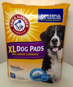 Arm & Hammer Large Pet Training and Puppy Pads 22.5-inch by 30-inch, 36-Count X-Large- 36 count 21 81G8cPplFL