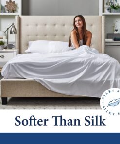 Alternative view of Cosy House Collection Everyday 1500 Series Bed Sheet Set - Ultra Soft & Cool Hotel Bedding - Deep Pocket - Wrinkle, Stain and Fade Resistant - 4 Piece Set (King, Purple) King