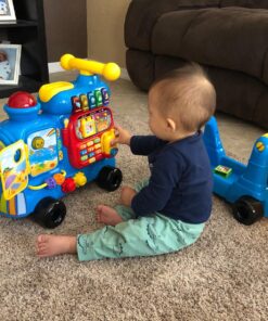 VTech Sit-to-Stand Ultimate Alphabet Train, Blue Standard Packaging 48 81GACbvcGL