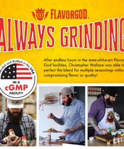 Popcorn Combo Pack of 4, Herb, Spices, Topper and Seasoning Gift Set - Everything Spicy, Pizza, Ranch, Lemon & Garlic - Premium All Natural & Healthy Spice Blend- Flavor God Seasonings Popcorn Combo Large (Pack of 4) 12 81GAcpmtK3L