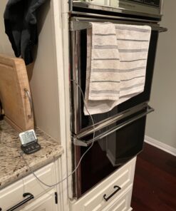 Polder Classic Combination Digital in-Oven Programmable Meat Thermometer and Timer Graphite 27 81GBZcHJQsL