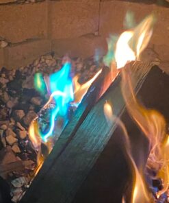 Mystical Fire Flame Colorant Vibrant Long-Lasting Pulsating Flame Color Changer for Indoor or Outdoor Use 0.882 oz Packets 24- Count Box by Mystical Fire 34 81GBbocopXL