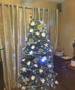 Kurt Adler 6' Plastic Ice Wire Clear Garland (Clear, 1 Pack) 48 81GBmrH3P0L