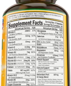 Women's Multivitamin Supplement. Vitamins A C D E & Vitamin B Complex. Immune & Female Support + Antioxidant & Natural Energizers. Non-GMO, Gluten Free, Made in the USA,60 Caps Women 20 81GDGFdcPKS 1