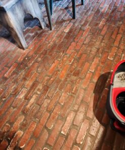 O-Cedar EasyWring Microfiber Spin Mop, Bucket Floor Cleaning System, Red, Gray Single 34 81GFEnmu4hL