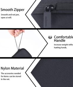 co2CREA Hard Case Replacement for Anker 537 Power Bank PowerCore+ 26800mAh PD Portable Charger 26800mAh External Battery mesh bag with zipper 29 81GICoJU3CL