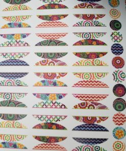 81 Kaleidoscope Oval Poly Waterproof Essential Oil Bottle Labels Plus 81 Round Cap Stickers by Rivertree Life 33 81GIEbgaE6L