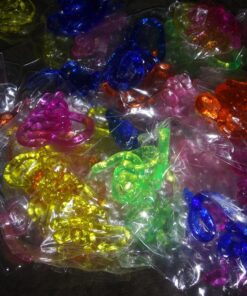 Super Z Outlet Vinyl Glitter Mini Sticky Hands Toys for Children Party Favors, Birthdays - 1 1/4" (72 Count) 45 81GKB U2NJL