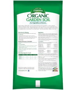 Espoma Organic Vegetable & Flower Garden Soil Natural and Organic in Ground Planting Mix. Use when Planting & Transplanting. For Organic Gardening. 1 Cubic Foot Bag 5 81GKcaAAb3L
