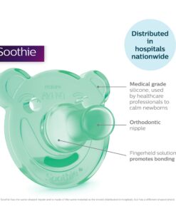 Philips Avent Super Soothie Pacifier, Green, 3+ months, 2 Pack, SCF192/05 24 81GMfISXtTL